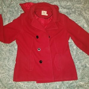 Red Peacoat